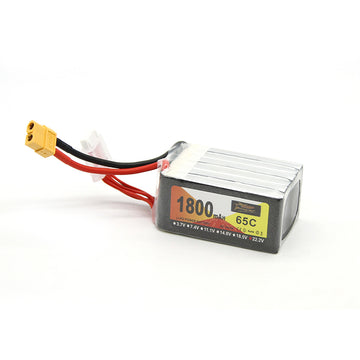 1800mAh 6S 65C with XT60 plug battery